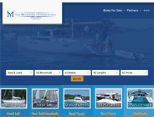 Tablet Screenshot of mackenzieboating.com.au
